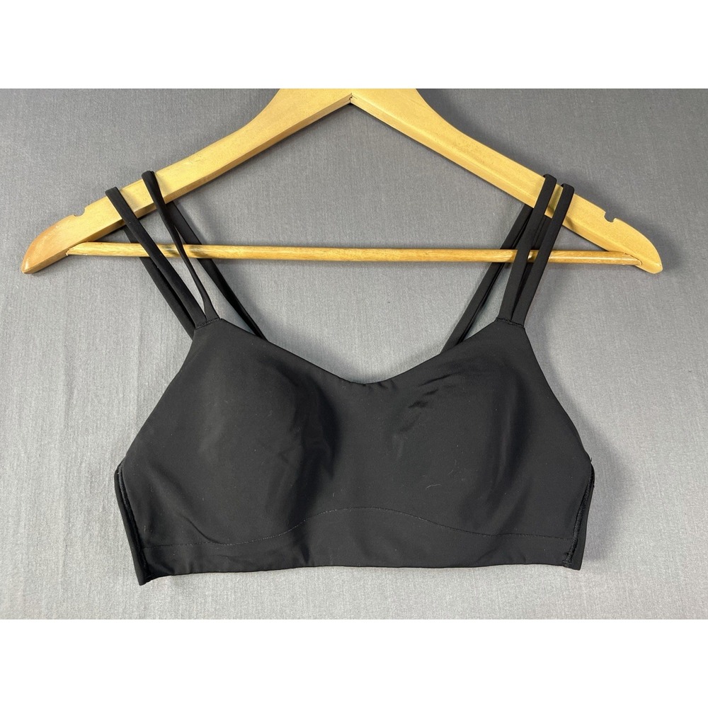 Lululemon Women's Black Solid Pullover Sports Bra( See Measurements)